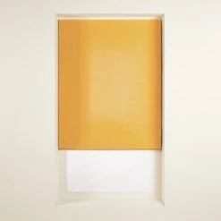 Store Bateau Occultant CARLINA Ocre Et Bourdon Noir -Maison Linge Magasin store bateau occultant CARLINA 007339 J18G 4