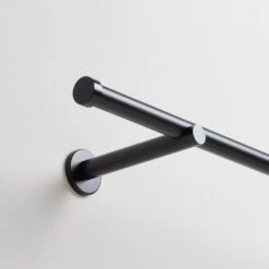 Tringle à Rideaux ALMA Noir Mat