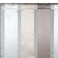 Voilage à Galon Fronceur VANILLE écru Et Taupe -Maison Linge Magasin voilage a galon fronceur VANILLE 000500 NN 4