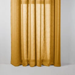 Voilage à Oeillets MILOS Ocre -Maison Linge Magasin voilage a oeillets MILOS 006528 J18 4