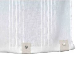 Voilage De Vitrages MYKONOS Blanc -Maison Linge Magasin voilage de vitrages MYKONOS 000437 W 5