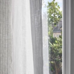 Voilage Panneau ALIKI Blanc Nature 11 Voilage Panneau ALIKI Blanc Nature -Maison Linge Magasin voilage panneau ALIKI 007864 W 2