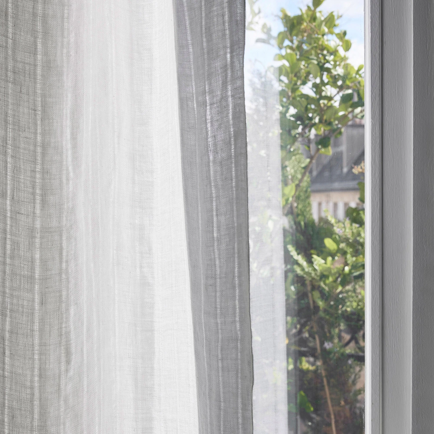 Voilage Panneau ALIKI Blanc Nature 4 Voilage Panneau ALIKI Blanc Nature – Image 4