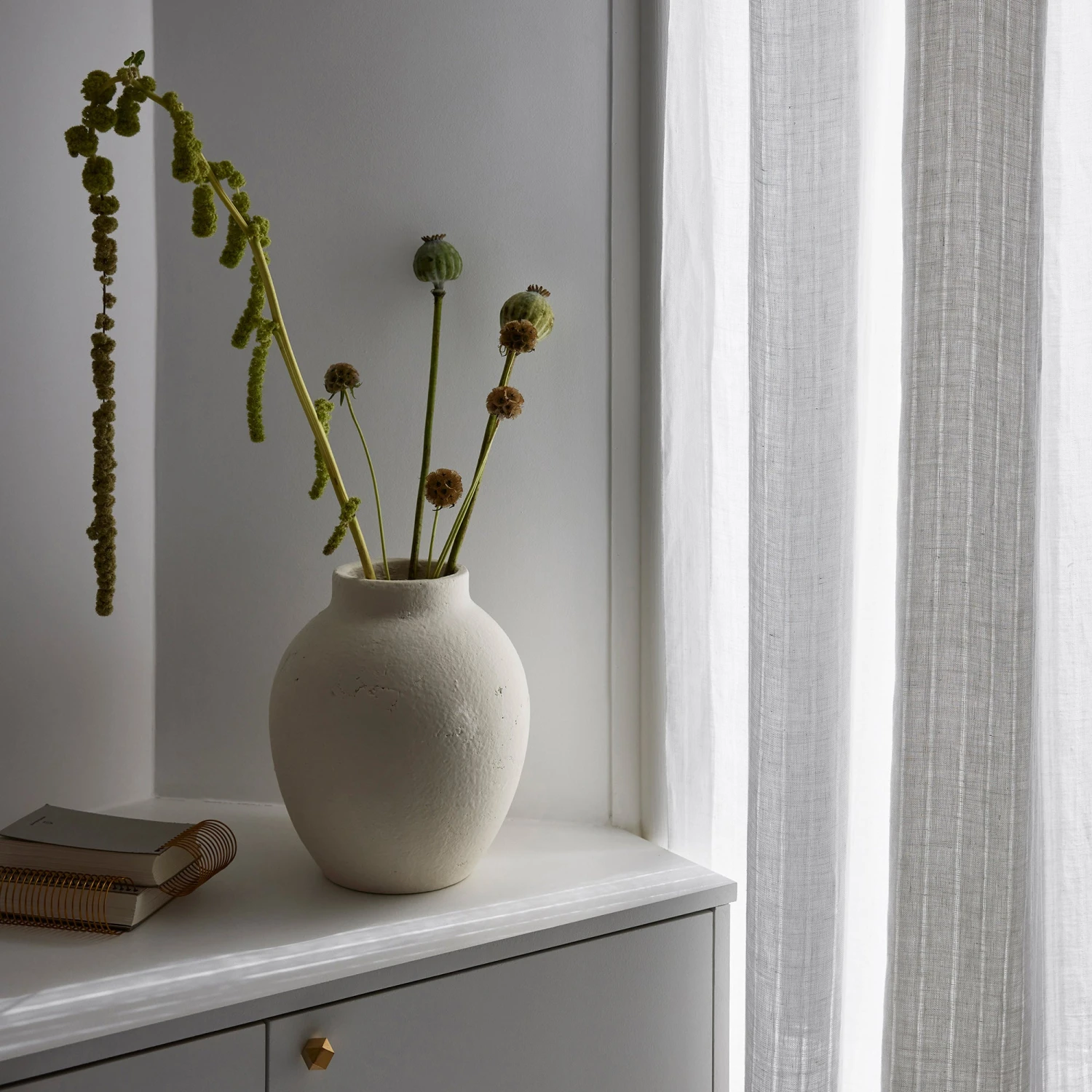 Voilage Panneau ALIKI Blanc Nature 5 Voilage Panneau ALIKI Blanc Nature – Image 5