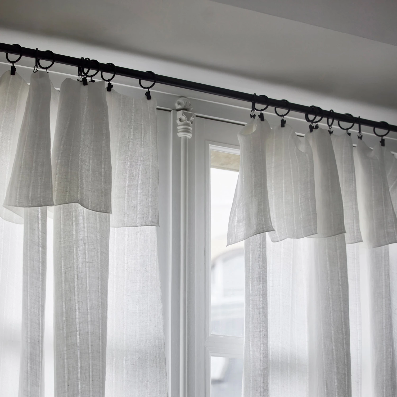 Voilage Panneau ALIKI Blanc Nature 2 Voilage Panneau ALIKI Blanc Nature – Image 2