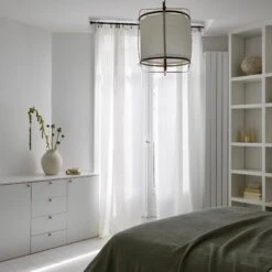 Voilage Panneau ALIKI Blanc Nature