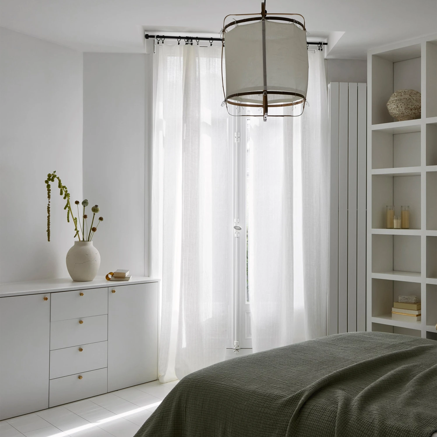 Voilage Panneau ALIKI Blanc Nature 1 Voilage Panneau ALIKI Blanc Nature