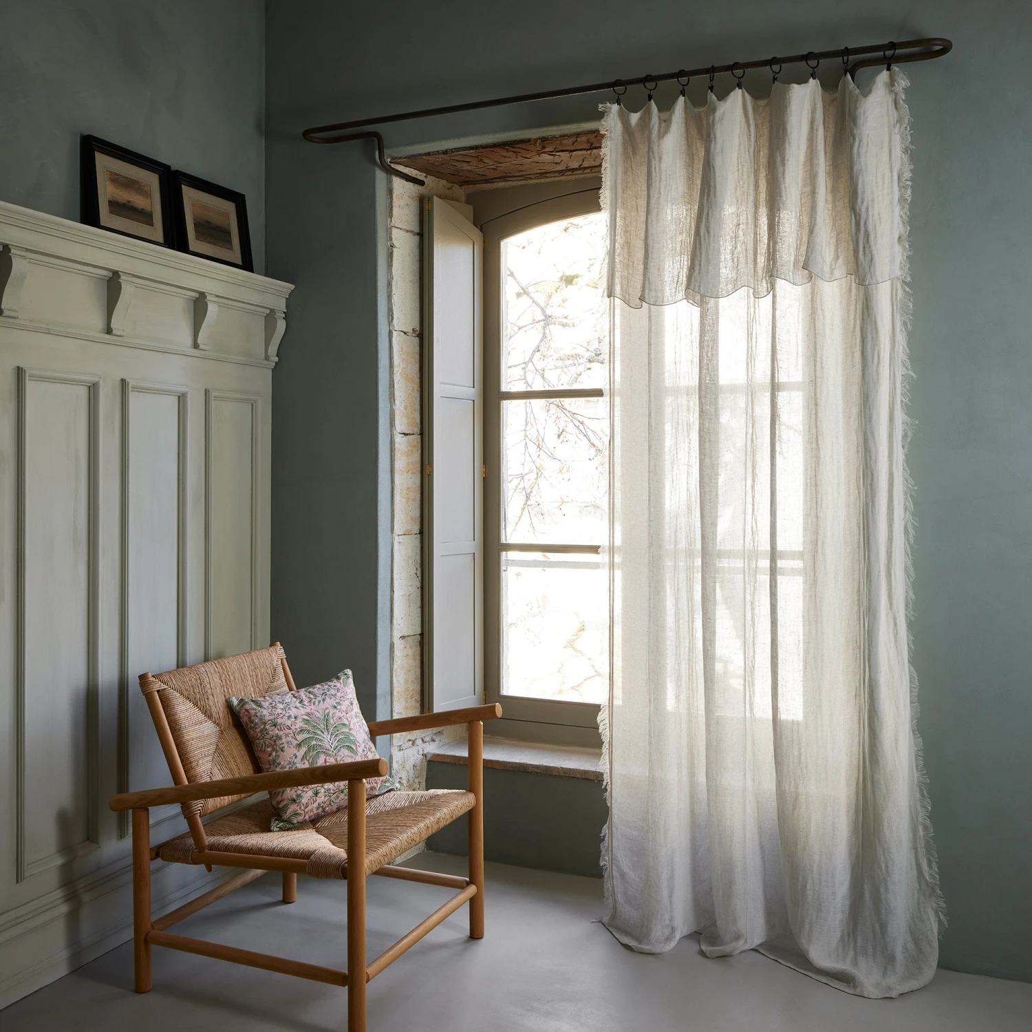 Voilage Panneau IKARIA Celeste 1 Voilage Panneau IKARIA Celeste